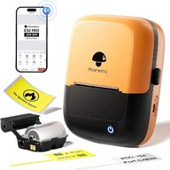 Phomemo E50Pro industriële labelprinter — in gebruik
