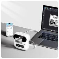 Phomemo M220 labelprinter — in gebruik
