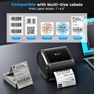 Phomemo D520BT desktop-labelprinter — resultaten